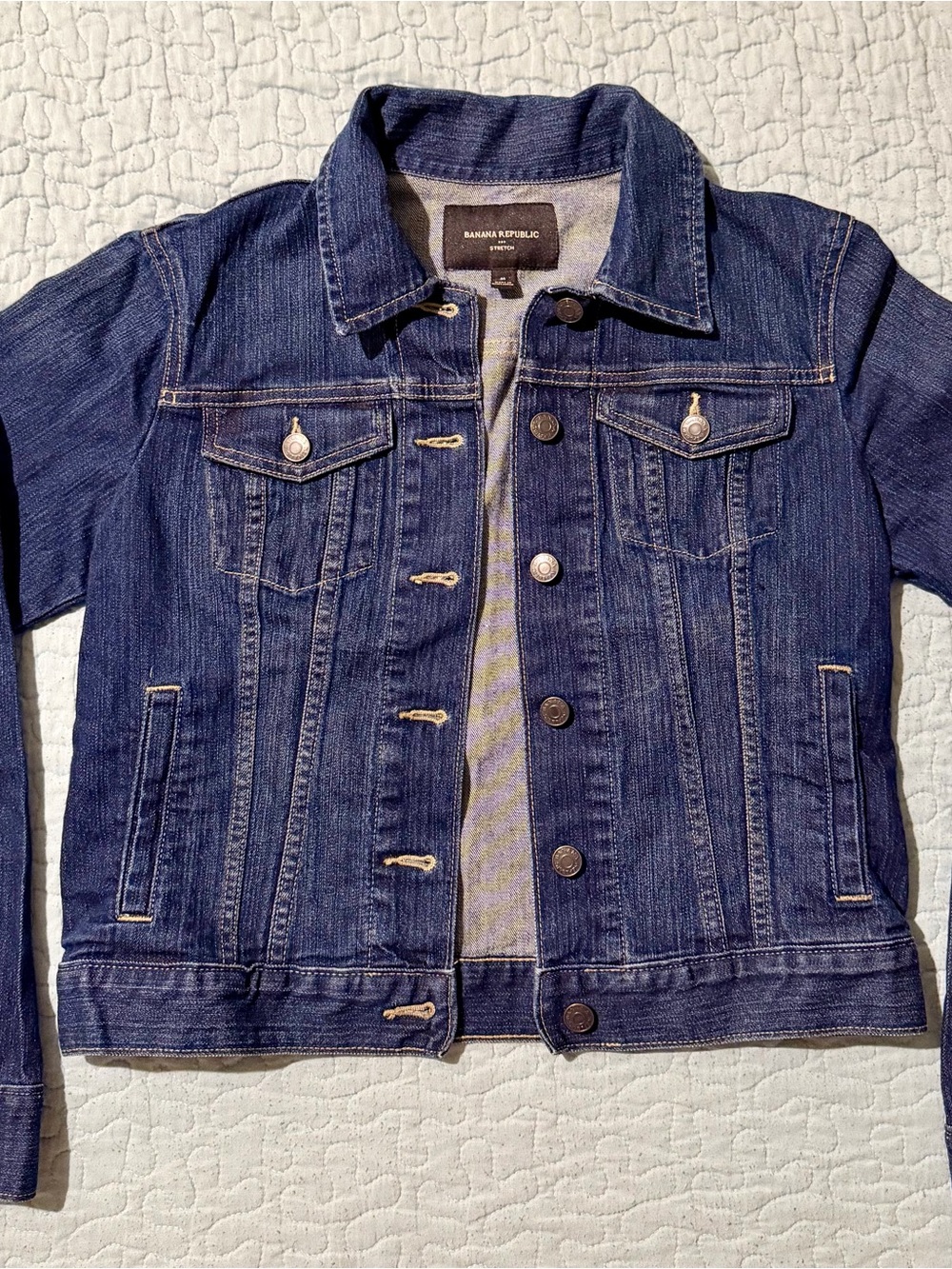 Banana Republic Indigo Stretch Denim Jacket